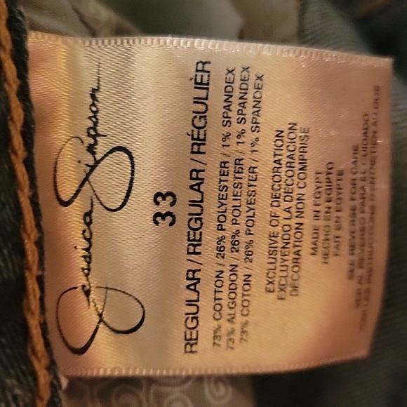 Jessica Simpson mid rise Sunshine Skinny jean 33 - Picture 6 of 7